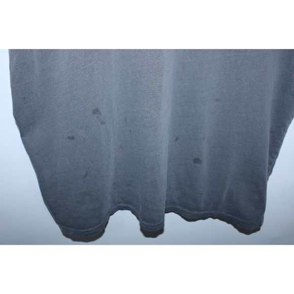 Clare V. Women's Large Gray Yellow Round Neck T-Shirt - Picture 12 of 14